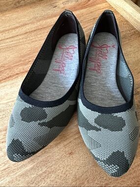 Jellypop memory foam Camouflage Knit Ballet Flats